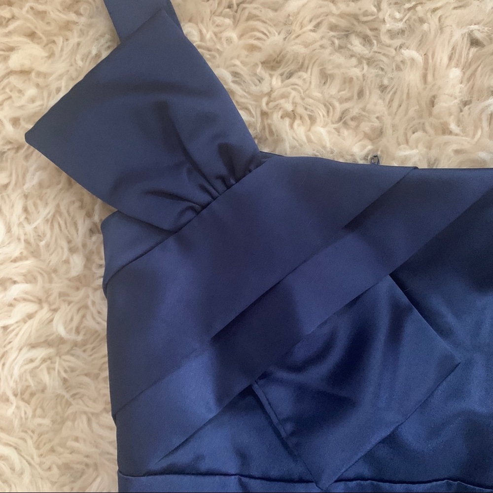 Girl’s Rare Editions Blue Formal Dress, L (12) - Picture 4 of 9